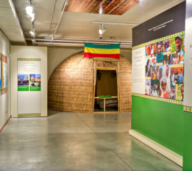 Overview of the exhibit space